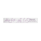 Lavender Joy Peace Love Holiday Wraparound Label (Individueel)
