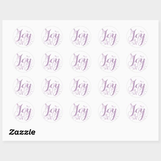 Lavender Joy Stickers (Vel)