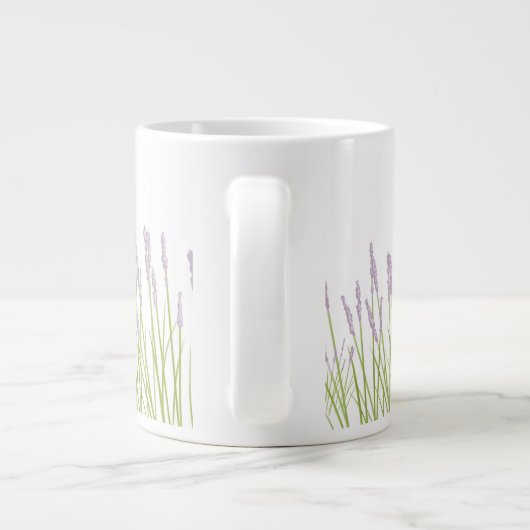 Lavender Jumbo Mug Grote Koffiekop (Achterkant)