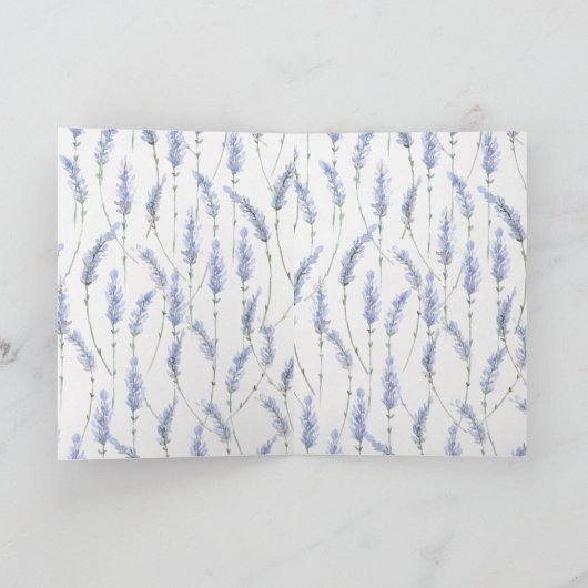 Lavender Kaart (Binnen)