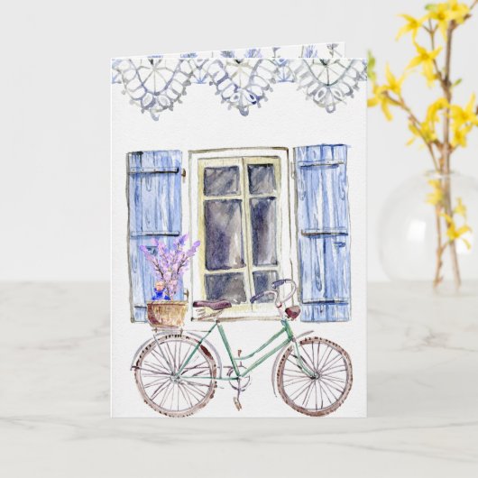 Lavender Kaart (Gele Bloem)