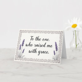 Lavender Kader Hief Me Op met Gratie Mama Kaart