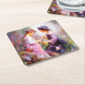 Lavender Kartonnen Onderzetters (Schuin)