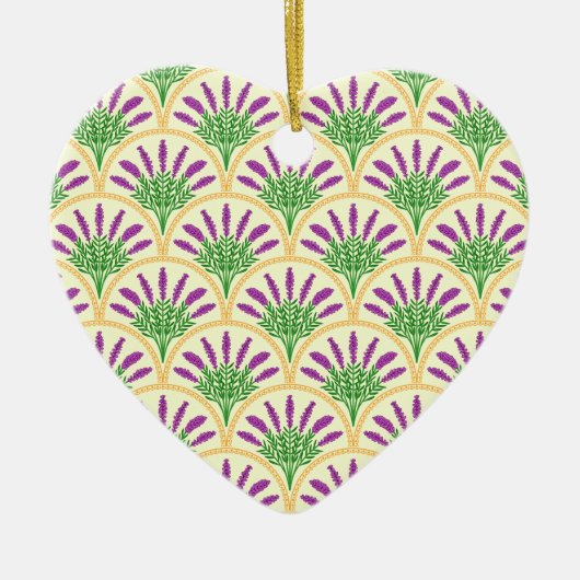Lavender Keramisch Ornament (Voorkant)
