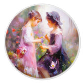 Lavender Keramische Knop (Voorkant)