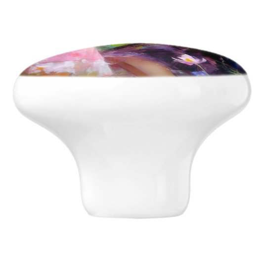 Lavender Keramische Knop (Zijkant)