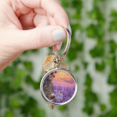 Lavender  keychain Lamentations 3:23 (Hand)