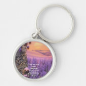 Lavender  keychain Lamentations 3:23 (Voorkant)
