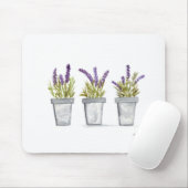 Lavender-kruidpotten Muismat (Met muis)
