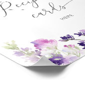 Lavender laat je recept-kaart hier poster achter (Hoek)