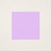 Lavender Lace Beautician Customer Rewards Card Vierkante Visitekaartjes (Achterkant)