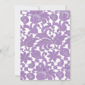 Lavender Lace God is Love Christelijk Wedding Kaart (Achterkant)