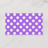Lavender Ladybug MMammie Play Date Card Contactkaartje (Achterkant)