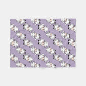 Lavender Lamb Sheep Fleece Deken (Voorkant (Horizontaal))