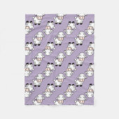 Lavender Lamb Sheep Fleece Deken (Voorkant)