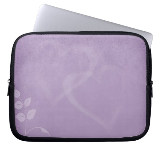 Lavender  laptop sleeve (Voorkant)