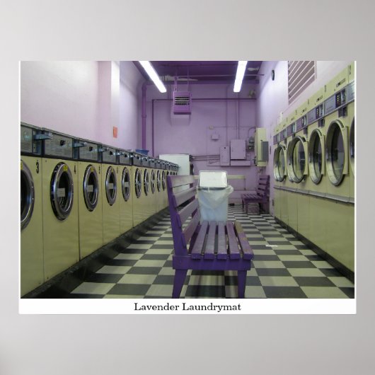 Lavender Laundrymat Poster (Voorkant)