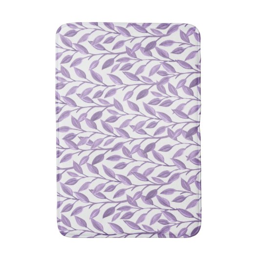 Lavender Leaves Badmat (Voorkant Verticaal)