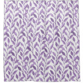 Lavender Leaves Douchegordijn (Voorkant)