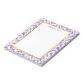 Lavender Leaves | Gepersonaliseerd Notitieblok (Linkerzijde)