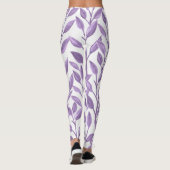 Lavender Leaves Leggings (Achterkant)