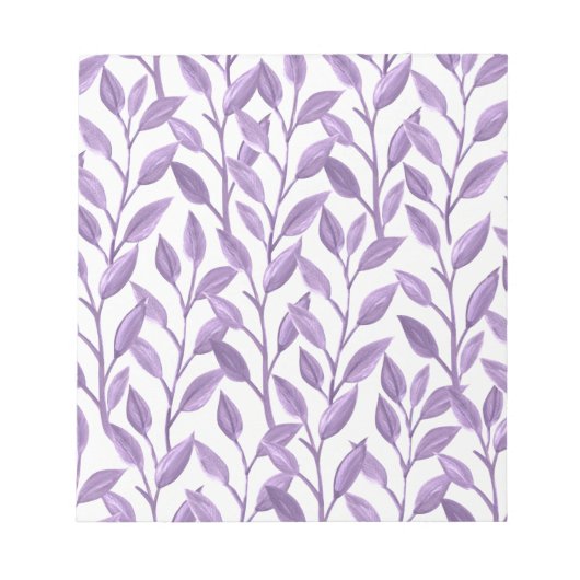 Lavender Leaves Notitieblok (Voorkant)