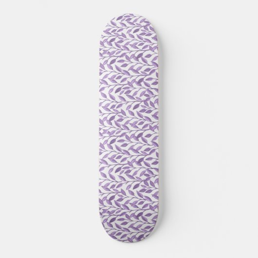 Lavender Leaves Persoonlijk Skateboard (Voorkant)
