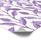 Lavender Leaves Poster (Hoek)