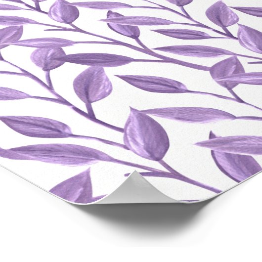 Lavender Leaves Poster (Hoek)
