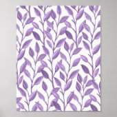 Lavender Leaves Poster (Voorkant)