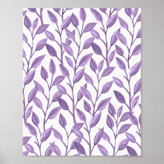 Lavender Leaves Poster (Voorkant)