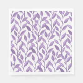 Lavender Leaves Servet