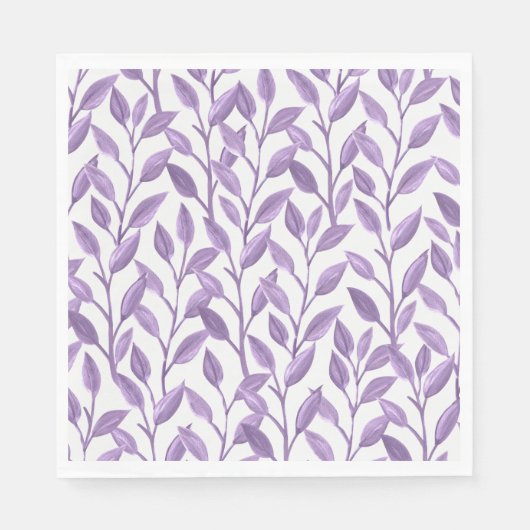 Lavender Leaves Servet (Voorkant)