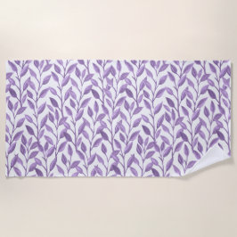 Lavender Leaves Strandlaken