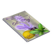 Lavender, Lemon en Peppermint. Oh, mijn! Notitieboek (Rechterzijde)