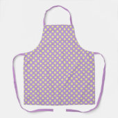 Lavender Lemon Polkadots Schort (Voorkant)