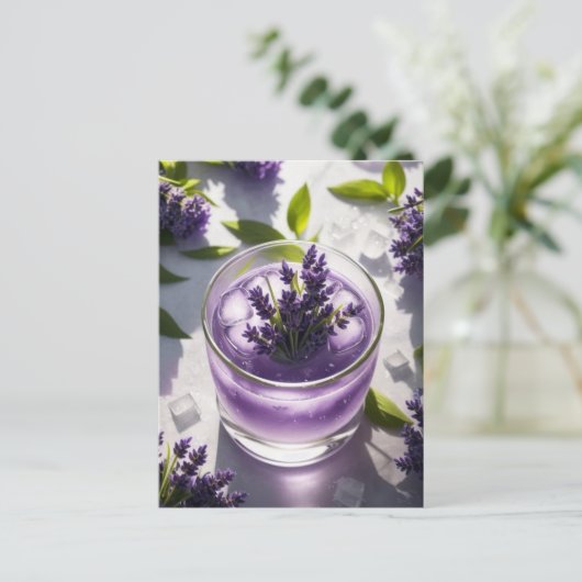 Lavender Lemonade Briefkaart (Staand voorkant)
