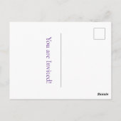 Lavender Liefdesvogels Briefkaart (Achterkant)