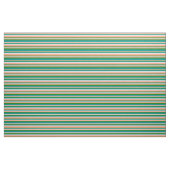 Lavender, Light Salmon, Green & Dark Cyan Lines Stof (Fat Quarter)