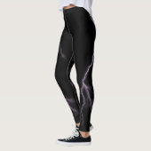 Lavender Lightning Strikes Spandex-Leggings Leggings (Links)