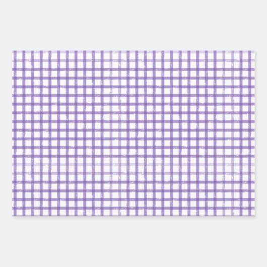 Lavender Lila en Paars Inpakpapier Vel (Voorkant 3)