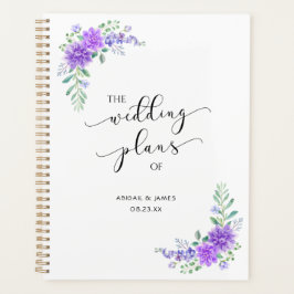 Lavender Lila Floral Wedding Planner