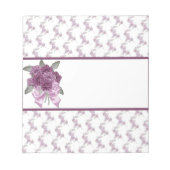 Lavender Lila Flowers Snoep Bar Wrappers N Notitieblok (Voorkant)