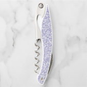Lavender Lila Paars Glitter  Kurkentrekker (Voorkant)