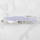 Lavender Lila Paars Glitter  Kurkentrekker (Voorkant)