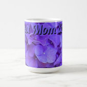 Lavender lila paars Hydrangeas bloemen beste moede Koffiemok (Center)