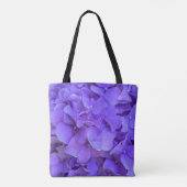 Lavender lila paars Hydrangeas bloemen Bride Tote Bag (Achterkant)