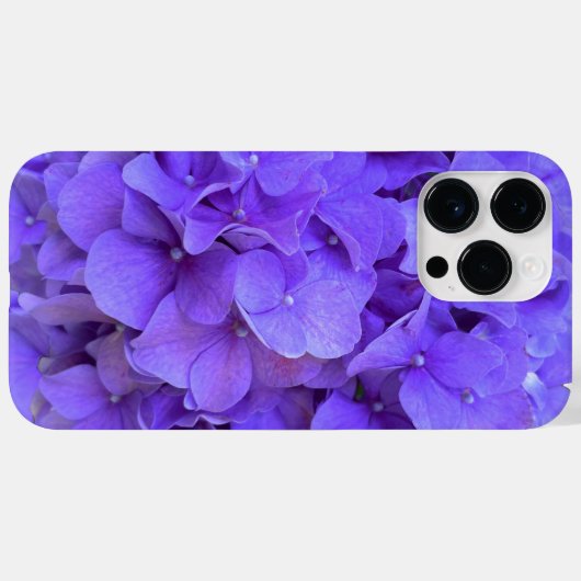 Lavender lila paars Hydrangeas purple Flowers Case-Mate iPhone Case (Achterkant (horizontaal))