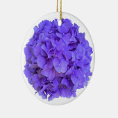Lavender lila paars Hydrangeas purple Flowers Keramisch Ornament (Rechts)
