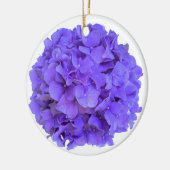 Lavender lila paars Hydrangeas purple Flowers Keramisch Ornament (Links)